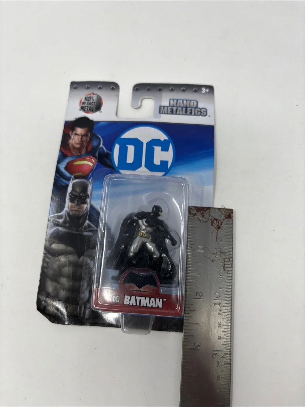 DC Marvel Nano Metalfigs Collectible Figures - Blue, Red & Black 7